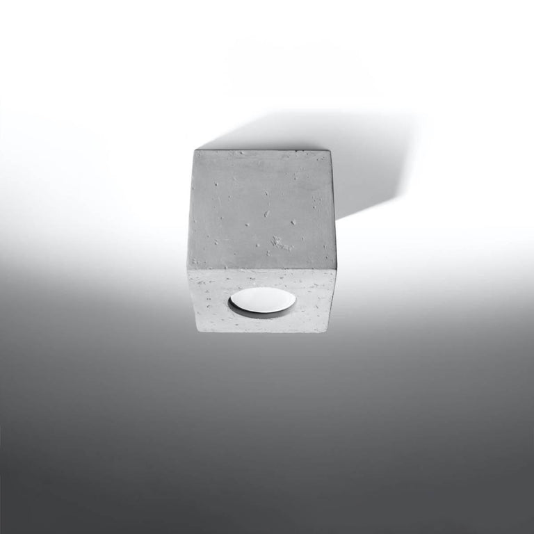 Plafondlamp Quad beton