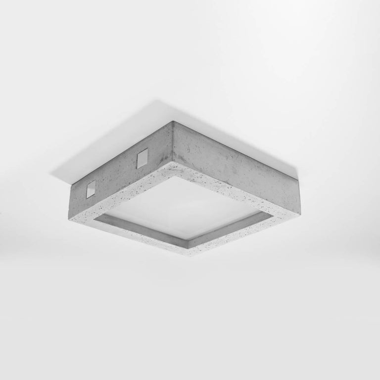 Plafondlamp Riza beton