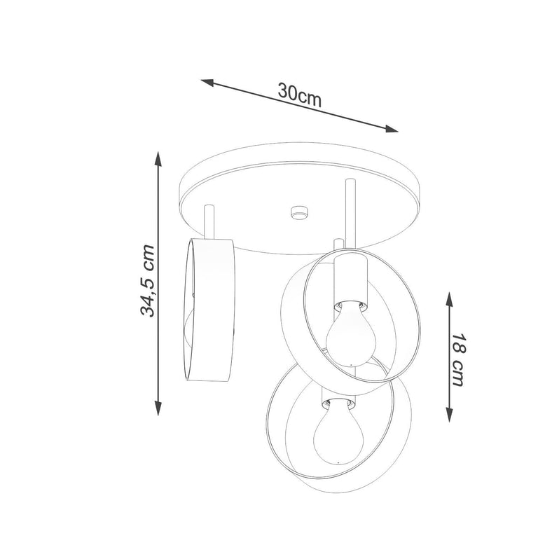 Plafondlamp Tycan