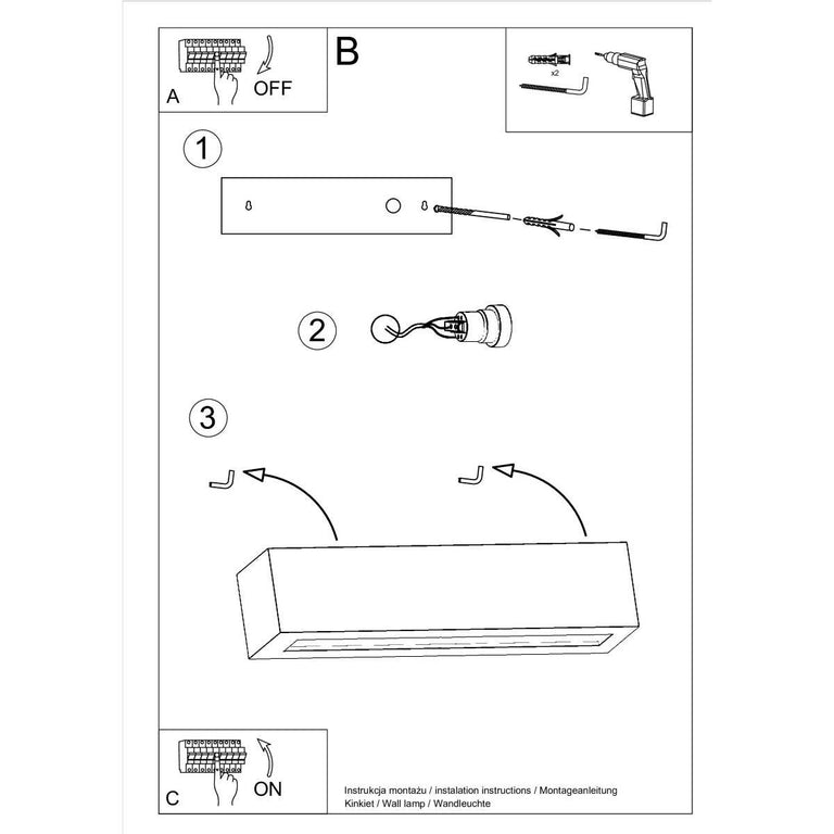 Wandlamp Keramiek Vega