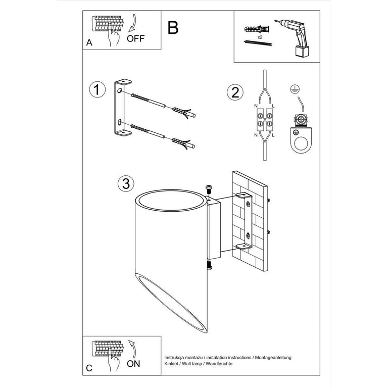 Wandlamp Penne