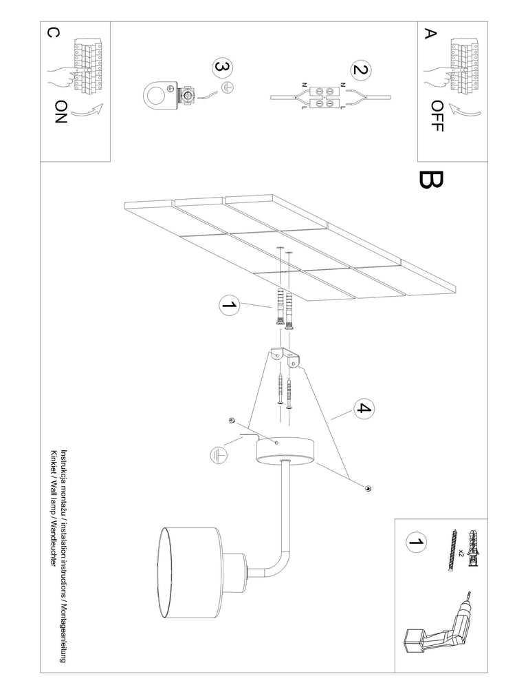 Wandlamp Savro