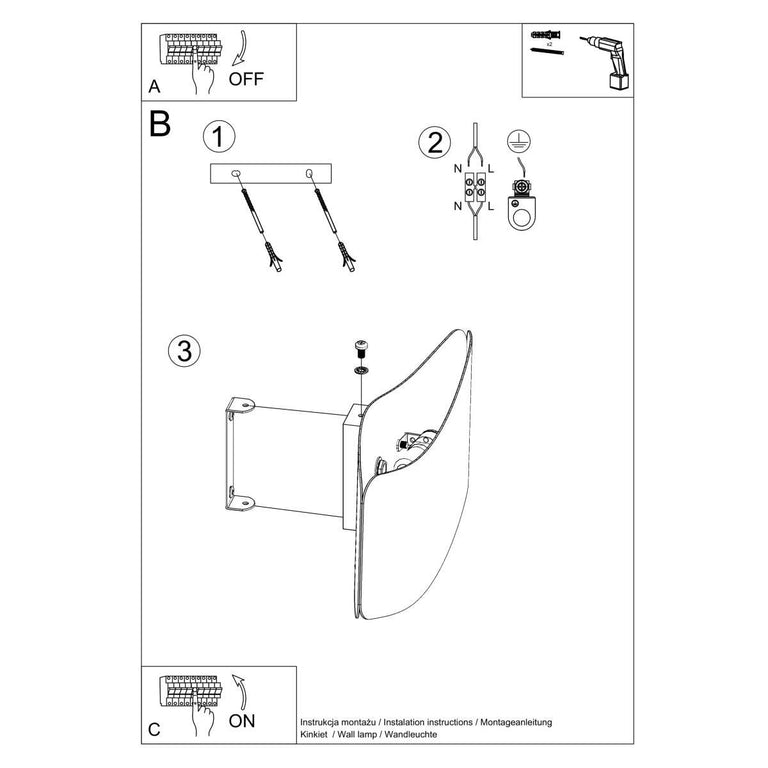 Wandlamp Tila XL