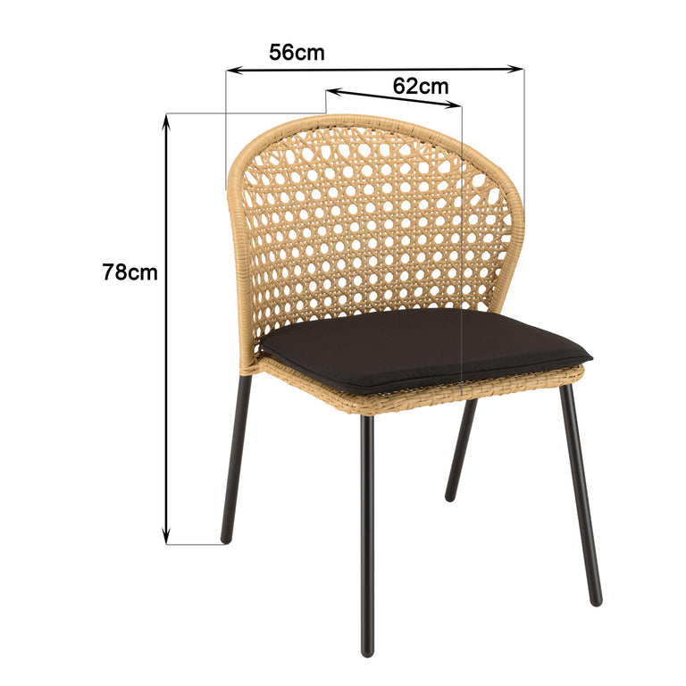 2-persoons tuinset Malo rond