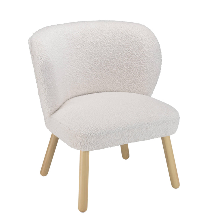 Fauteuil Agathe houten poten