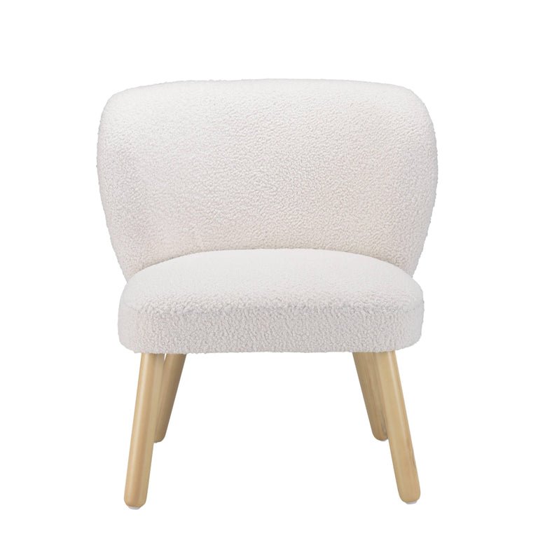 Fauteuil Agathe houten poten