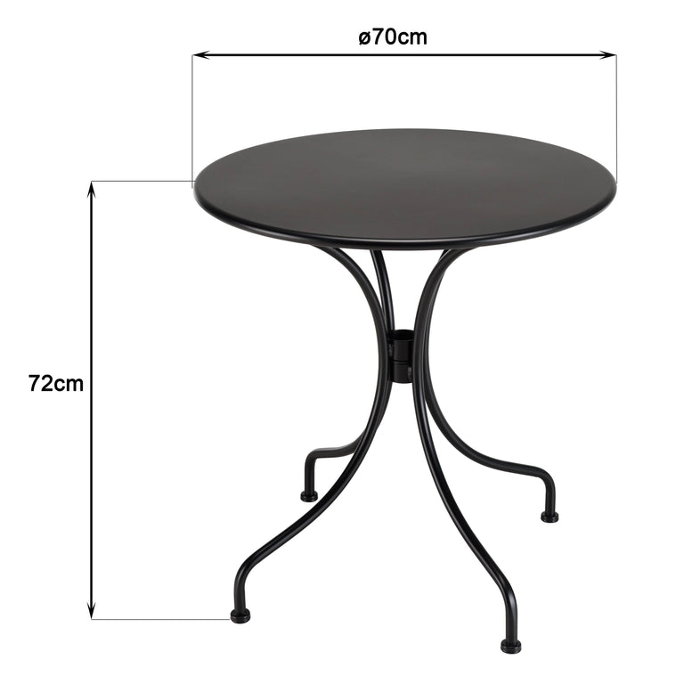 Tuintafel Vianney rond