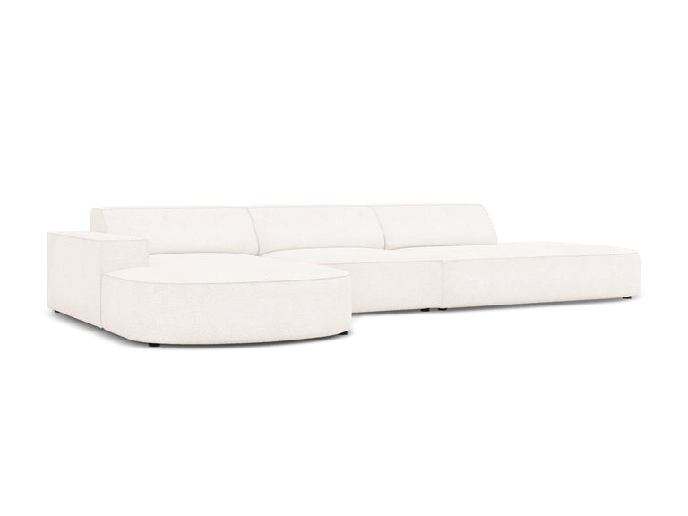 5-zits hoekbank Jodie bouclé Chaise Longue links