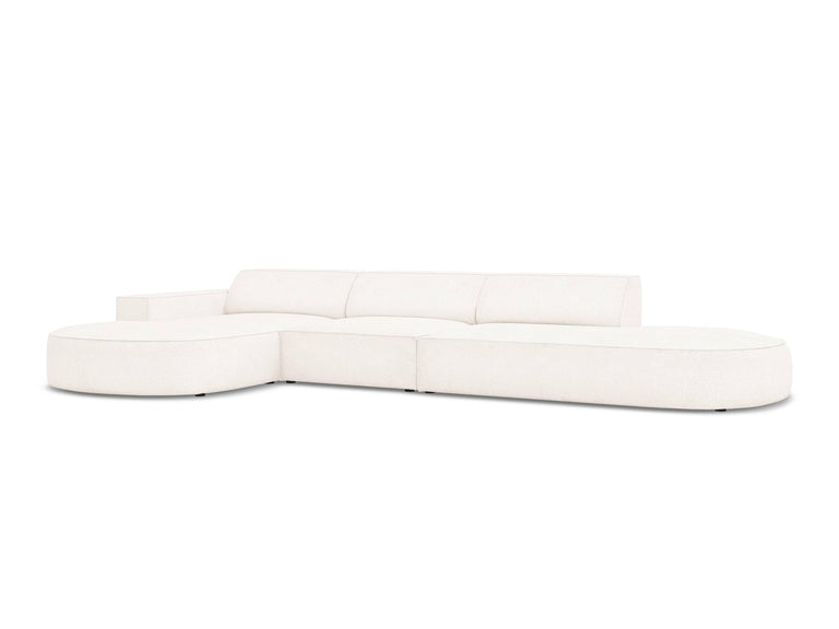 5-zits hoekbank Jodie bouclé Chaise Longue links