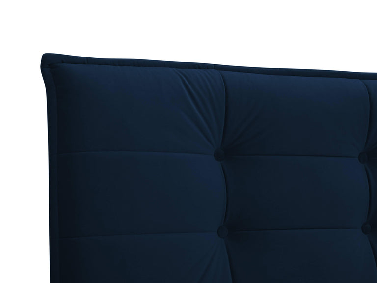 Bedframe met hoofdbord Bruce velvet 180 x 200 cm