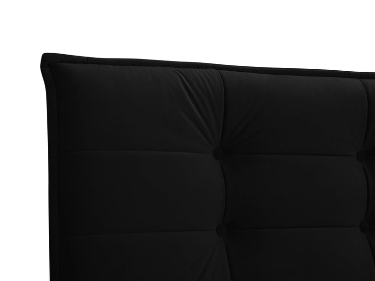 Bedframe met hoofdbord Bruce velvet 160 x 200 cm