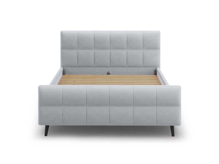 Bedframe met hoofdbord Gigi velvet 160 x 200 cm