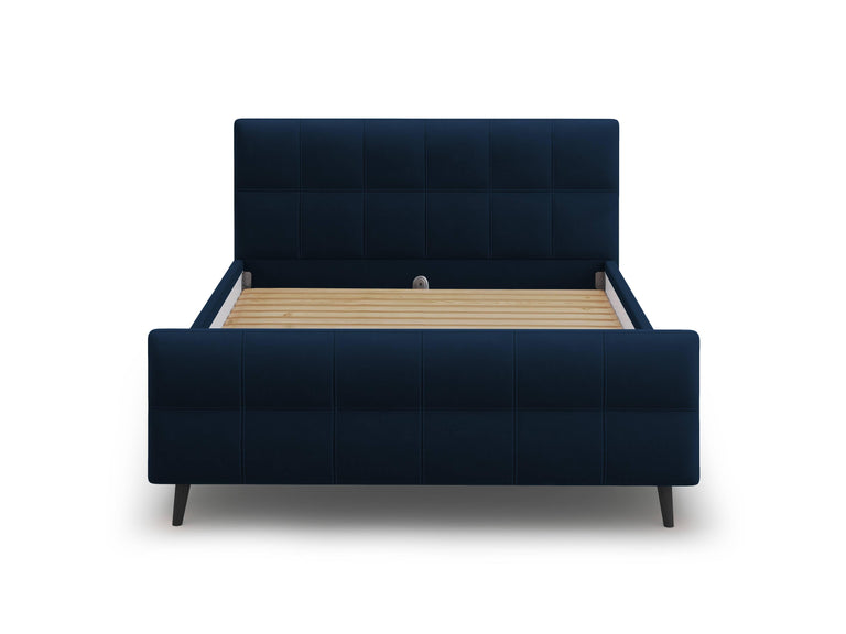 Bedframe met hoofdbord Gigi velvet 180 x 200 cm