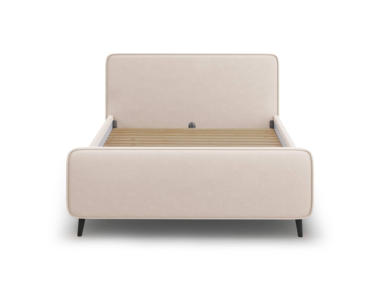 Bedframe met hoofdbord Kaia velvet 180 x 200 cm