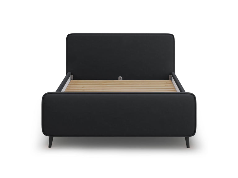 Bedframe met hoofdbord Kaia velvet 160 x 200 cm