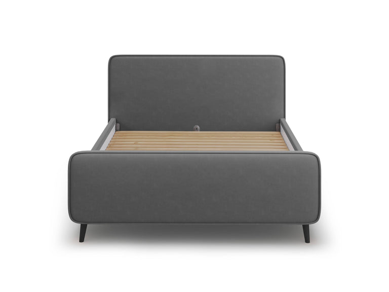 Bedframe met hoofdbord Kaia velvet 160 x 200 cm