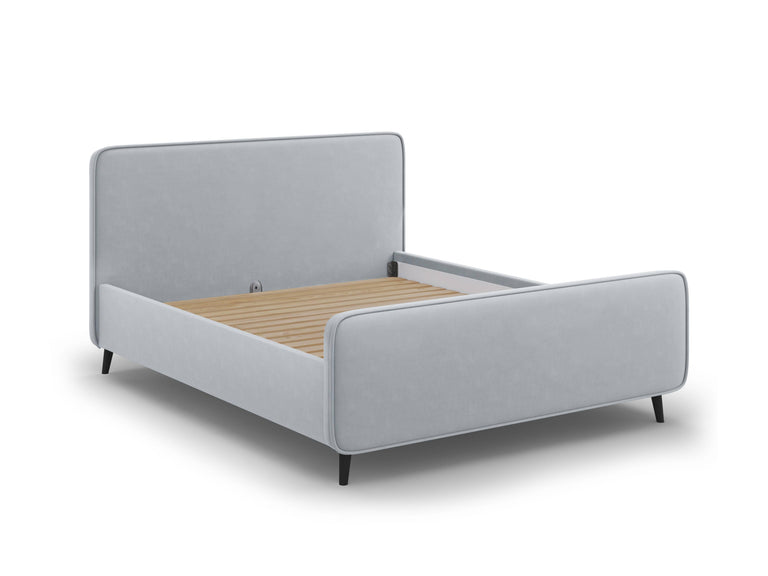 Bedframe met hoofdbord Kaia velvet 160 x 200 cm