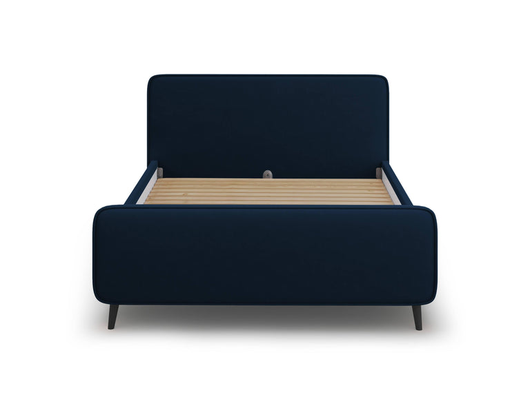 Bedframe met hoofdbord Kaia velvet 160 x 200 cm