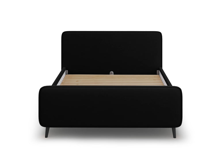 Bedframe met hoofdbord Kaia velvet 160 x 200 cm