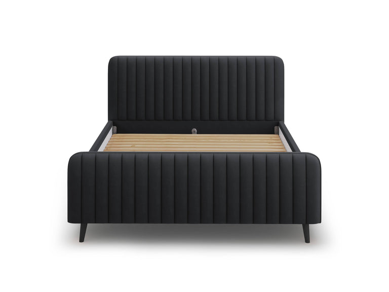 Bedframe met hoofdbord Lily velvet 180 x 200 cm