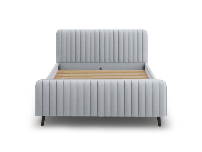 Bedframe met hoofdbord Lily velvet 160 x 200 cm