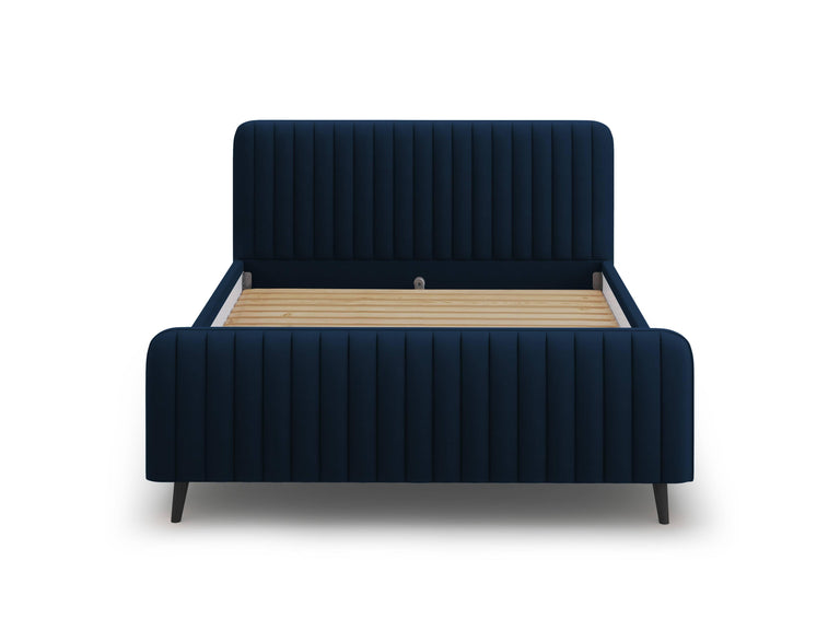 Bedframe met hoofdbord Lily velvet 160 x 200 cm