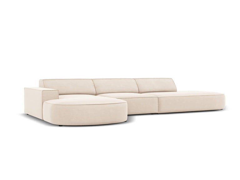 5-zits hoekbank Jodie velvet Chaise Longue links