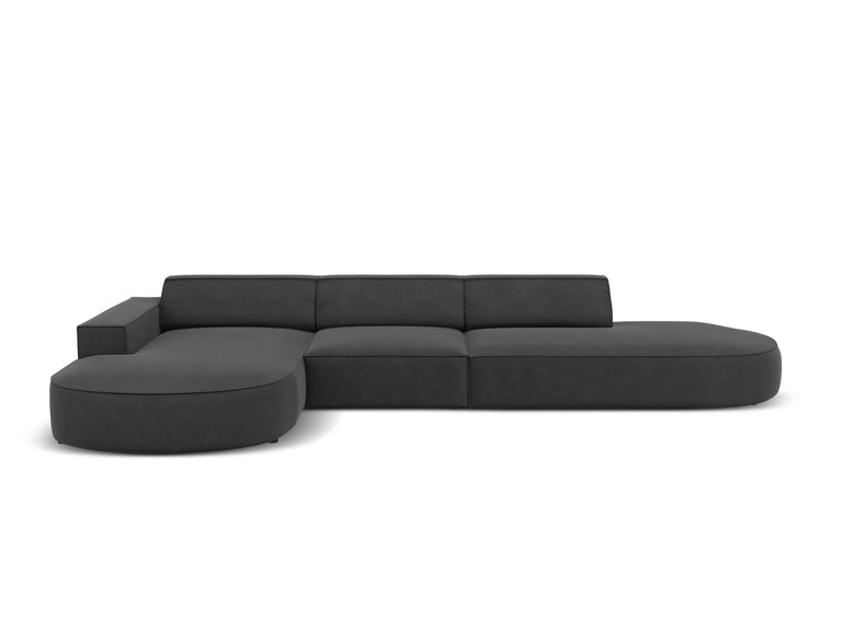 5-zits hoekbank Jodie velvet Chaise Longue links