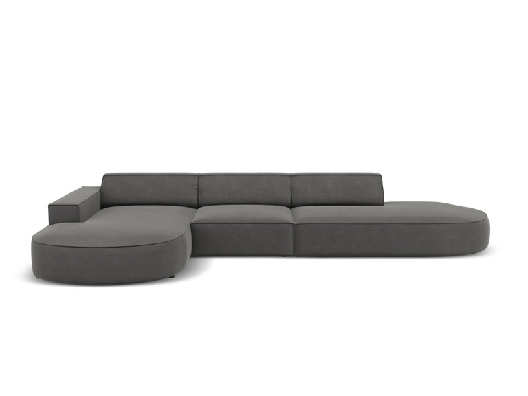 5-zits hoekbank Jodie velvet Chaise Longue links