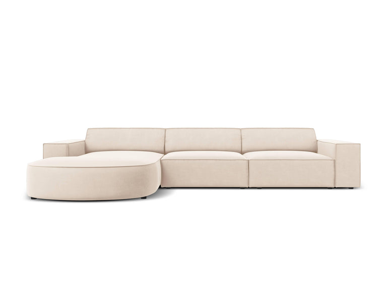 4-zits hoekbank Jodie velvet Chaise Longue links