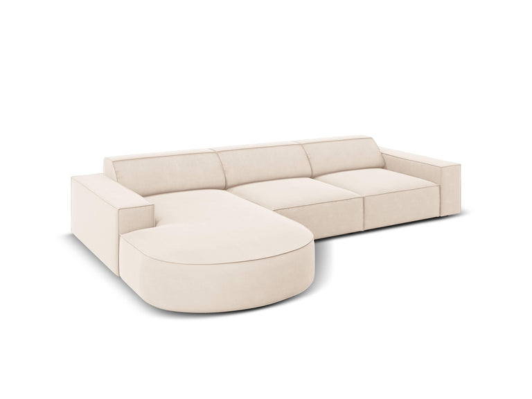 4-zits hoekbank Jodie velvet Chaise Longue links