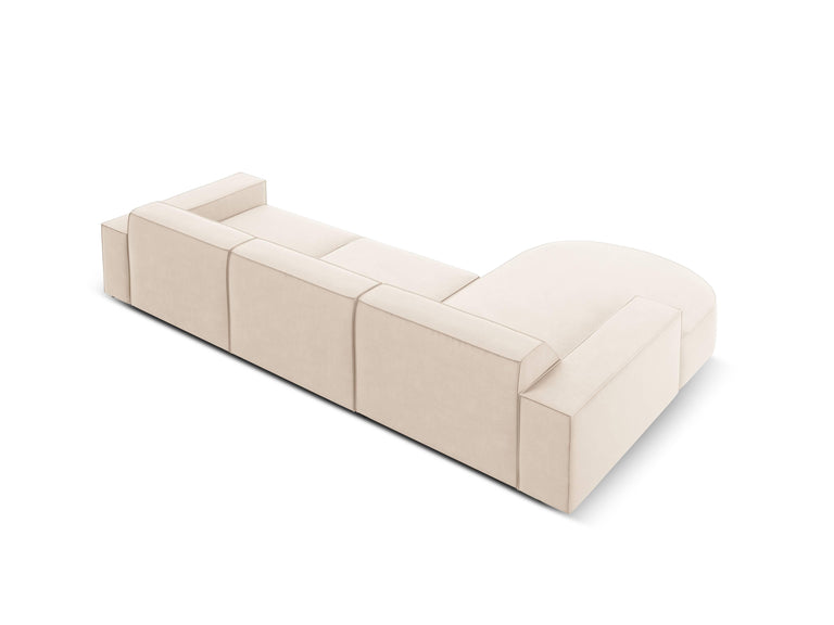 4-zits hoekbank Jodie velvet Chaise Longue links