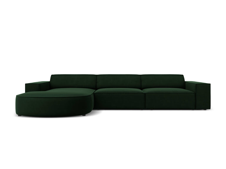 4-zits hoekbank Jodie velvet Chaise Longue links