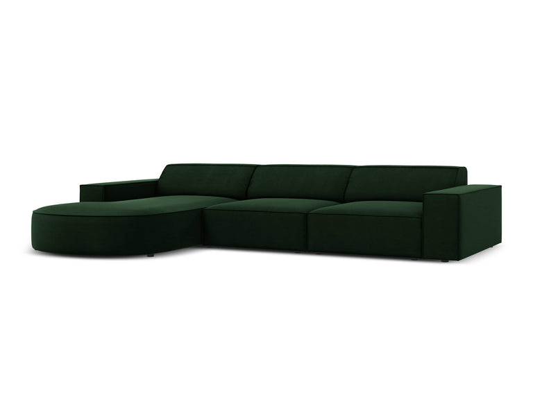 4-zits hoekbank Jodie velvet Chaise Longue links