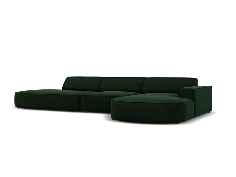 5-zits hoekbank Jodie velvet Chaise Longue rechts