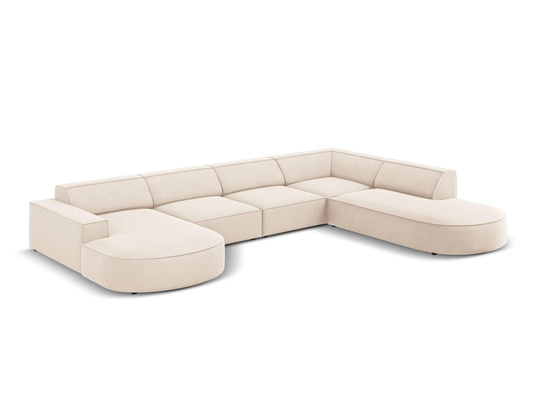 U-bank Jodie velvet Chaise longue rechts