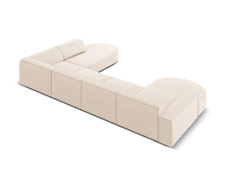 U-bank Jodie velvet Chaise longue rechts