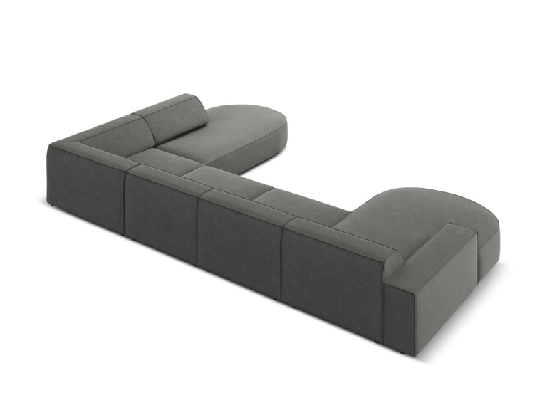 U-bank Jodie velvet Chaise longue rechts