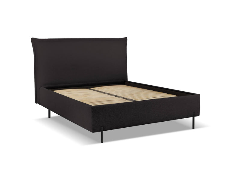 Bedframe Armie bouclé met opbergruimte