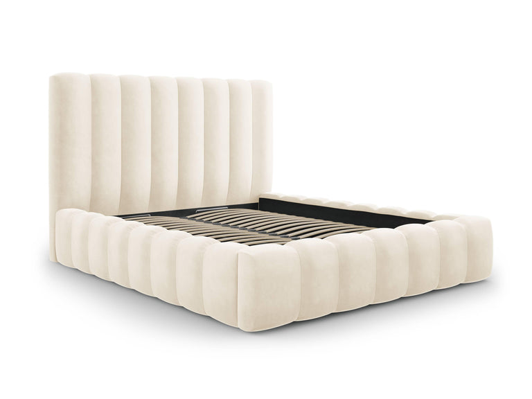 Bed frame Gina velvet met opbergruimte