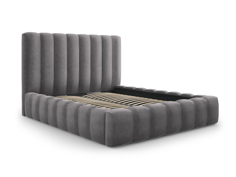 Bed frame Gina velvet met opbergruimte