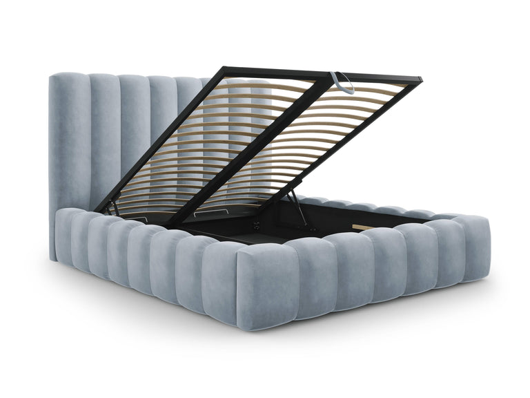 Bed frame Gina velvet met opbergruimte