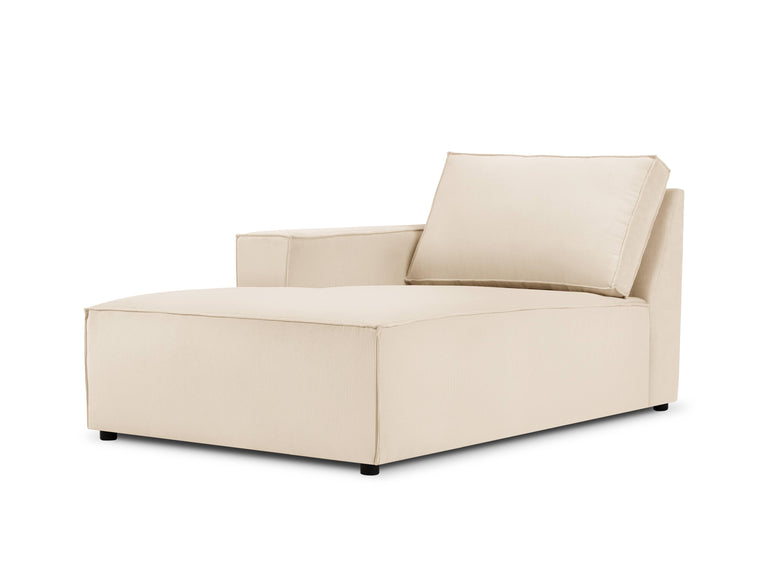 Chaise Longue Carlo links ribstof