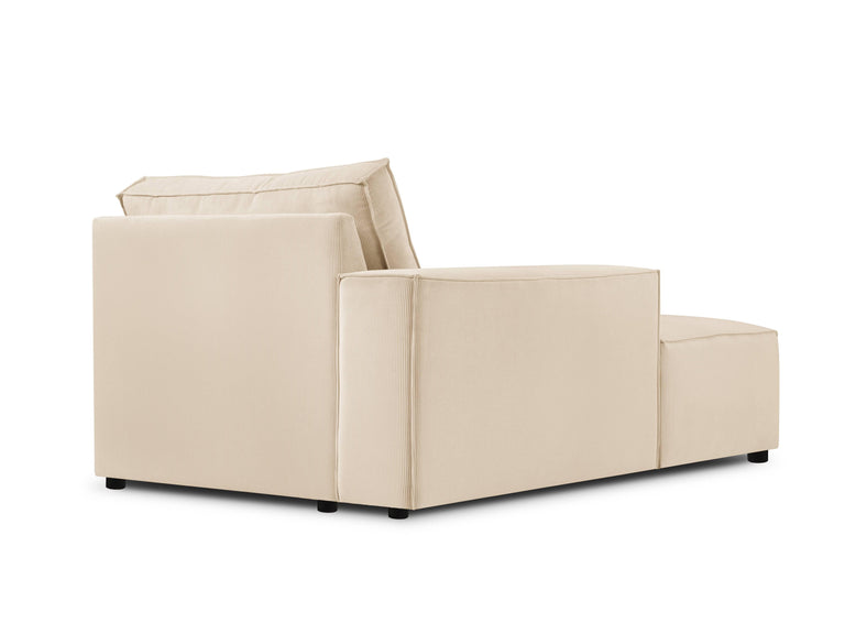 Chaise Longue Carlo links ribstof