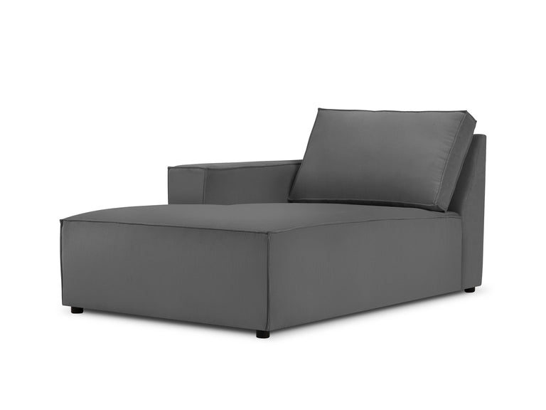 Chaise Longue Carlo links ribstof