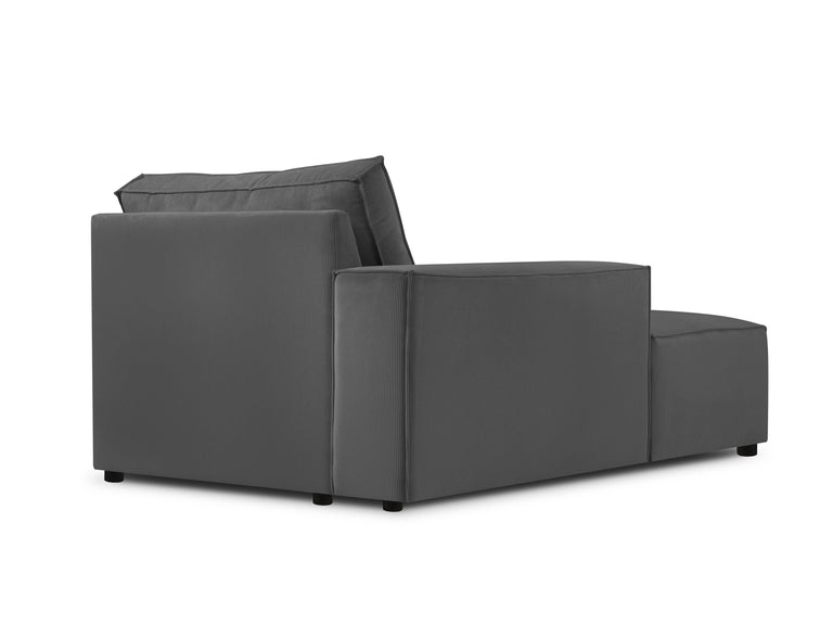 Chaise Longue Carlo links ribstof