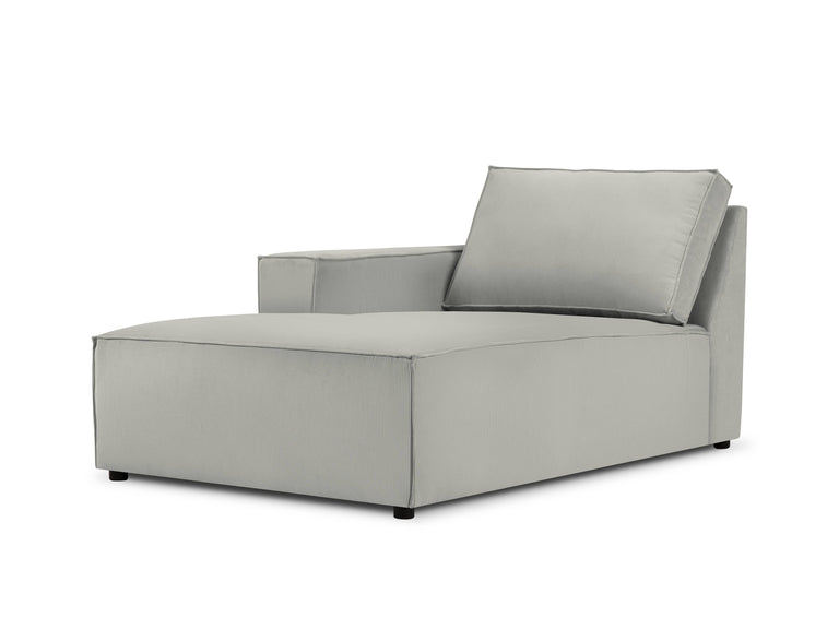 Chaise Longue Carlo links ribstof