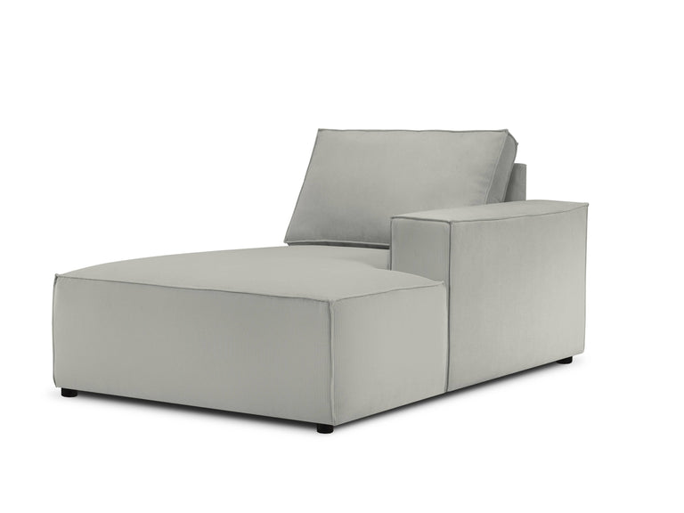 Chaise Longue Carlo rechts ribstof