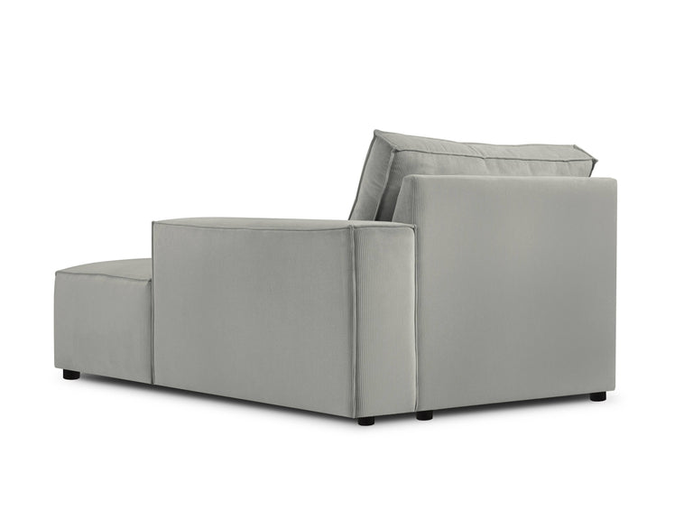 Chaise Longue Carlo rechts ribstof