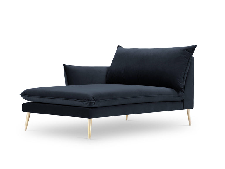 Chaise Longue Elio links velvet